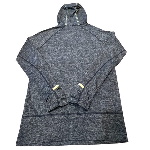 Sweaty Betty Sprint Start Run Hoodie Gray Neon SZ S - Picture 3 of 10